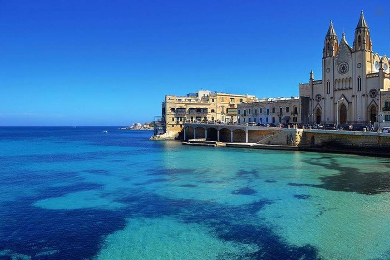 Modern 2 Bedroom Maisonette In Central Sliema Eksteriør billede